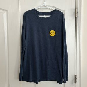 Southern Tide long sleeve shirt; yellow fish logo